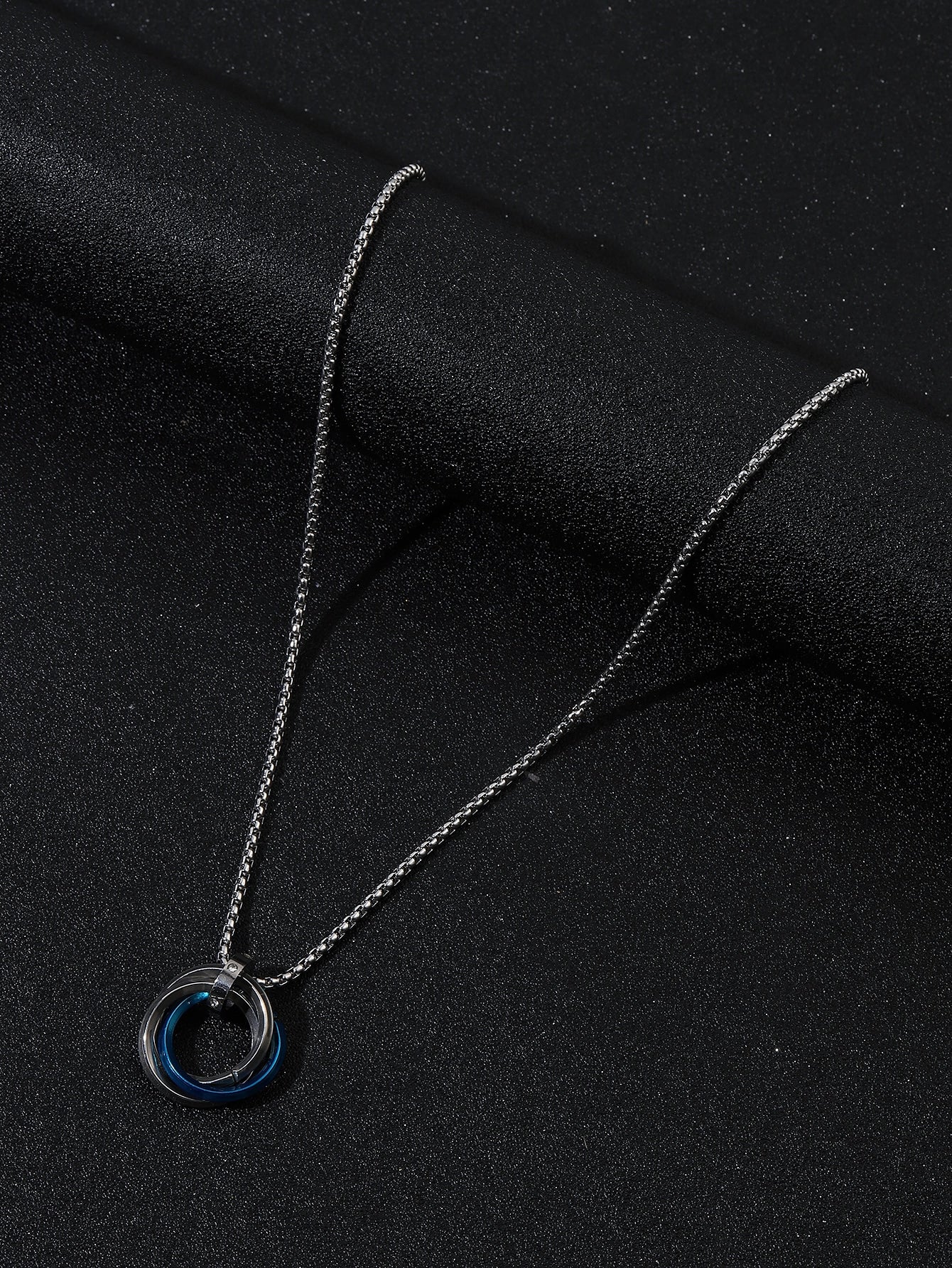 A Circle/Hoop Pendant Necklace