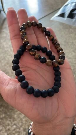 2 piece bracelet with men's bead