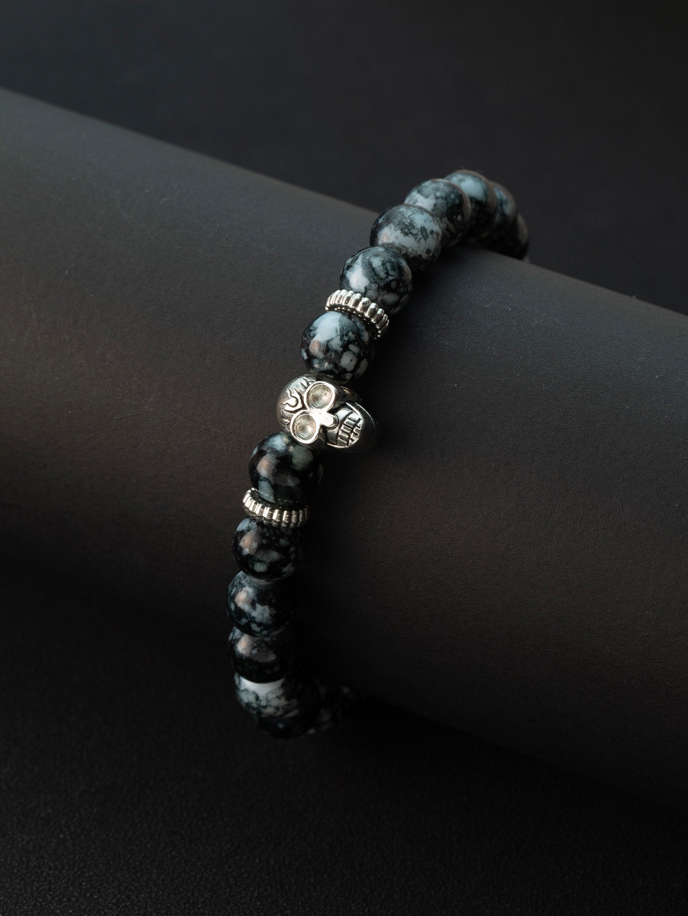 Skull Beaded Bracelet