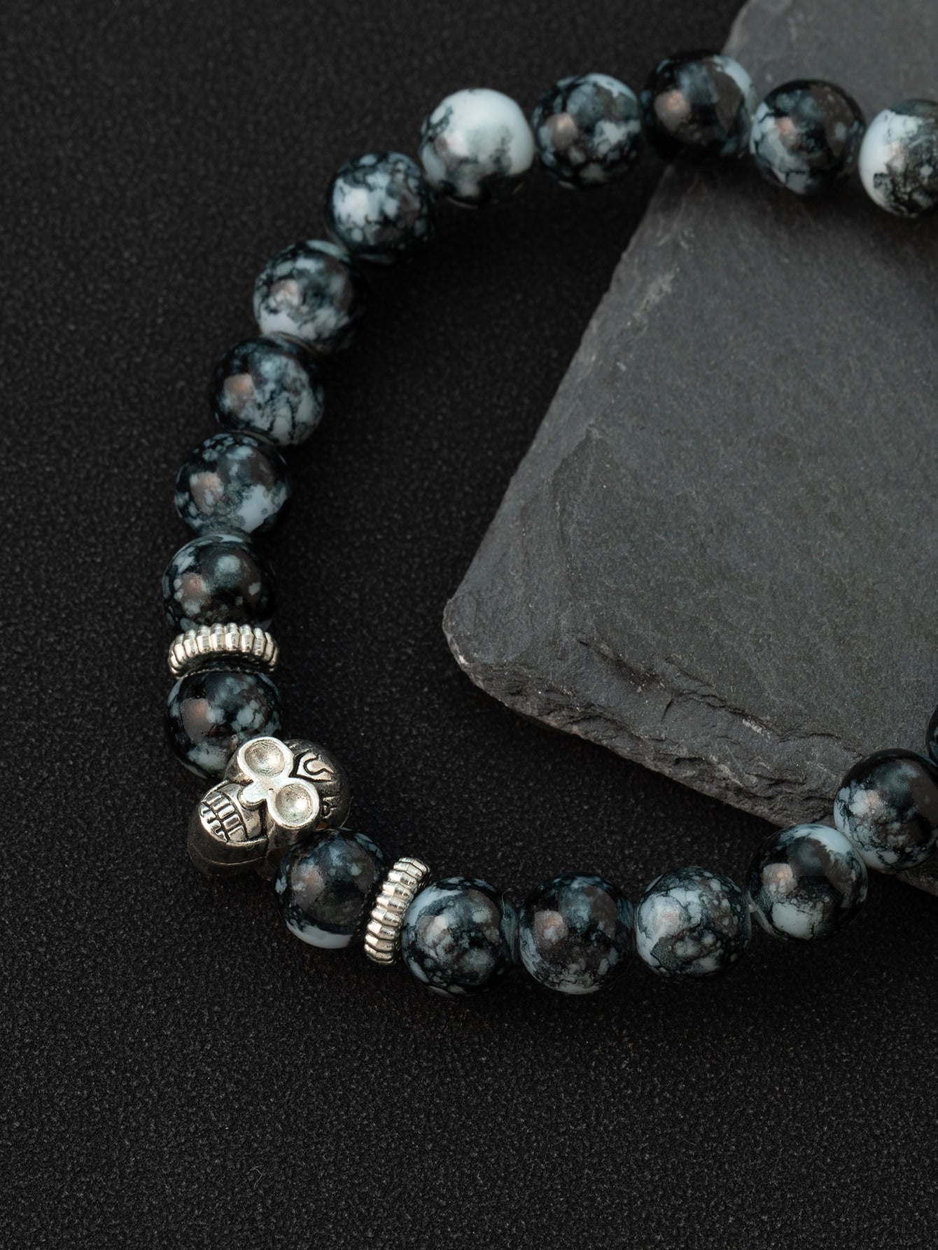 Skull Beaded Bracelet