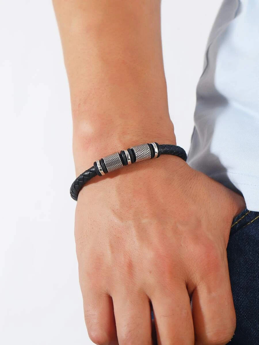 Braided Magnetic Clasp Design Bracelet