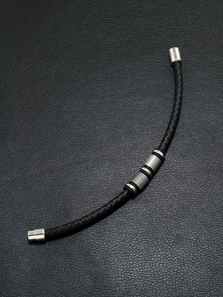 Braided Magnetic Clasp Design Bracelet