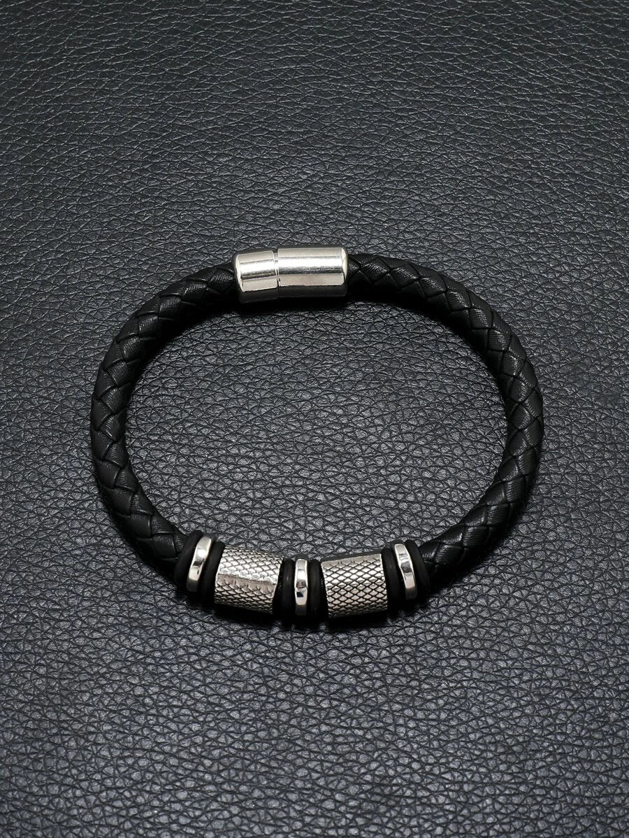 Braided Magnetic Clasp Design Bracelet