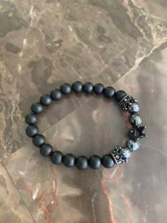 Crown Beaded Bracelet