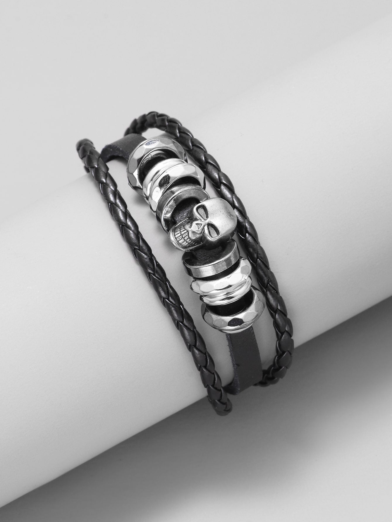 Men's PU Bracelet with Skull/Skull Design