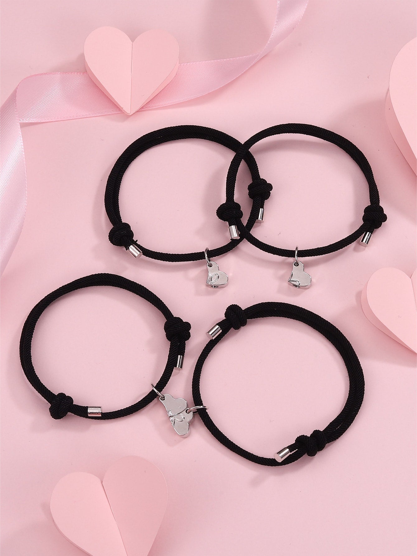 Four-leaf clover bracelet accessory 4 pieces