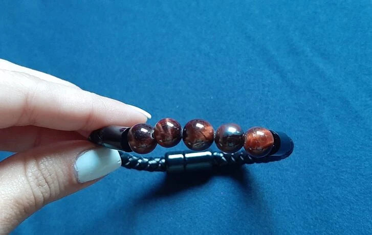 Men's Bracelet with Bead Design