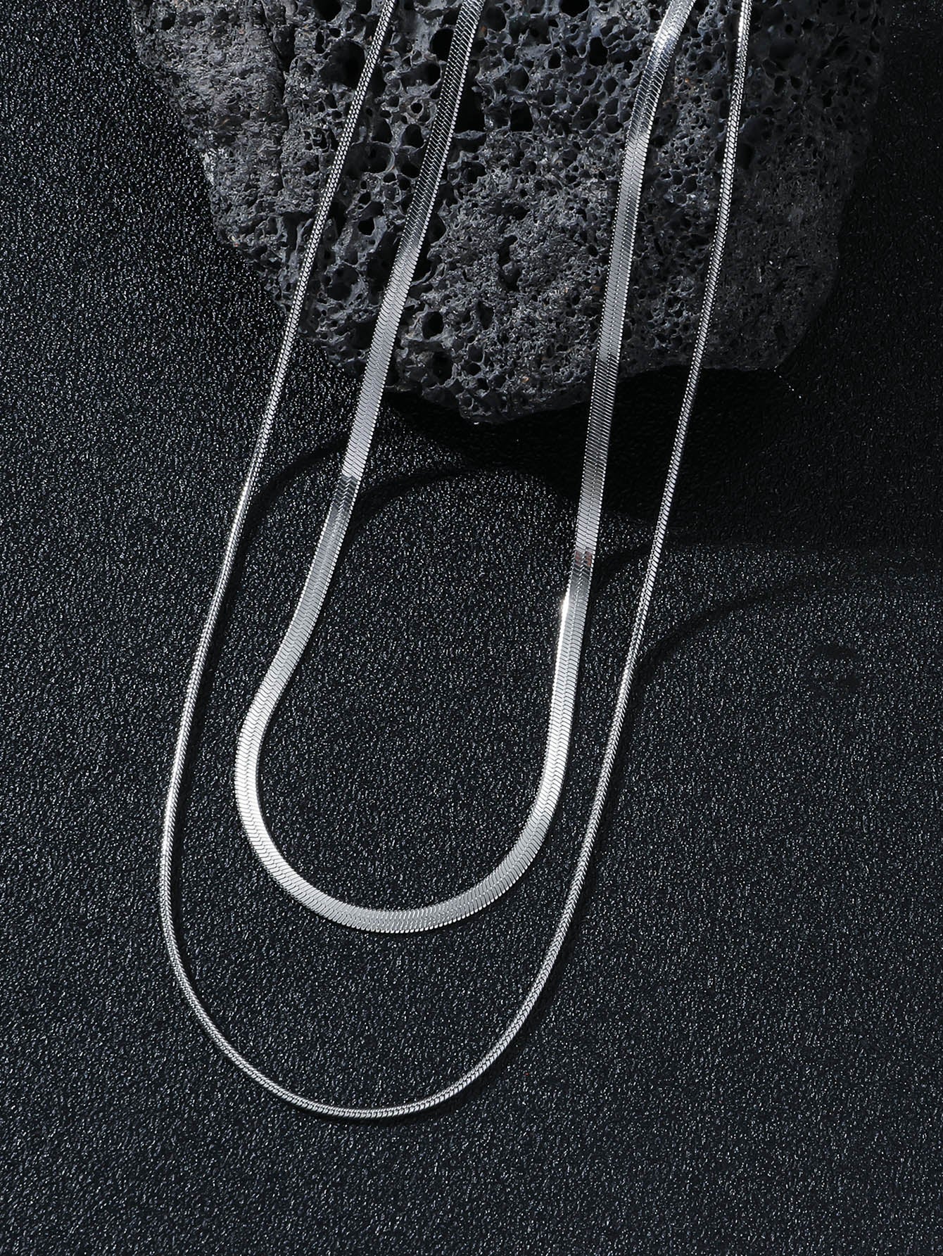 Minimalist necklace 2 pieces