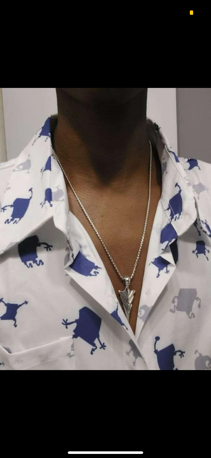 Minimalist Pendant Men Necklace