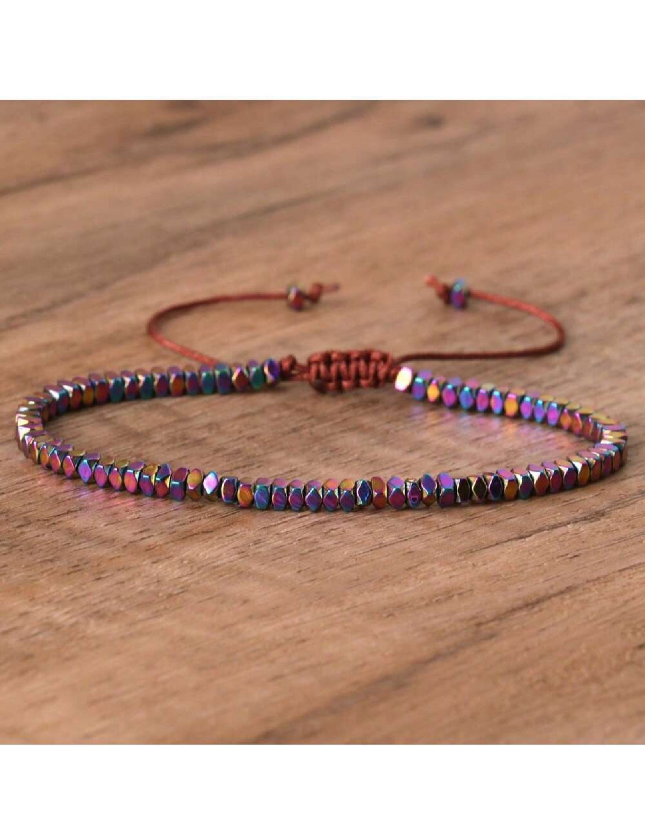 MIA - Pulsera con cuentas de hematita Multicolor