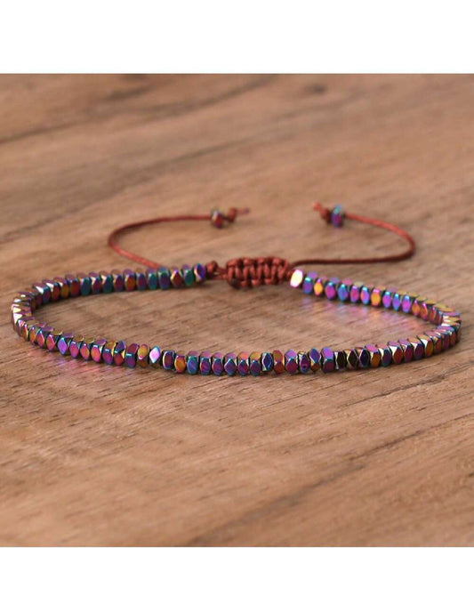 MIA - Pulsera con cuentas de hematita Multicolor