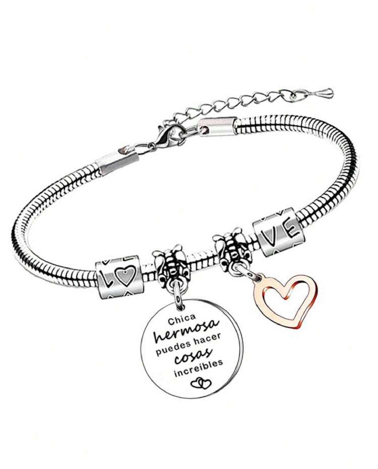 MIA - Brazalete Hermosa en plateado