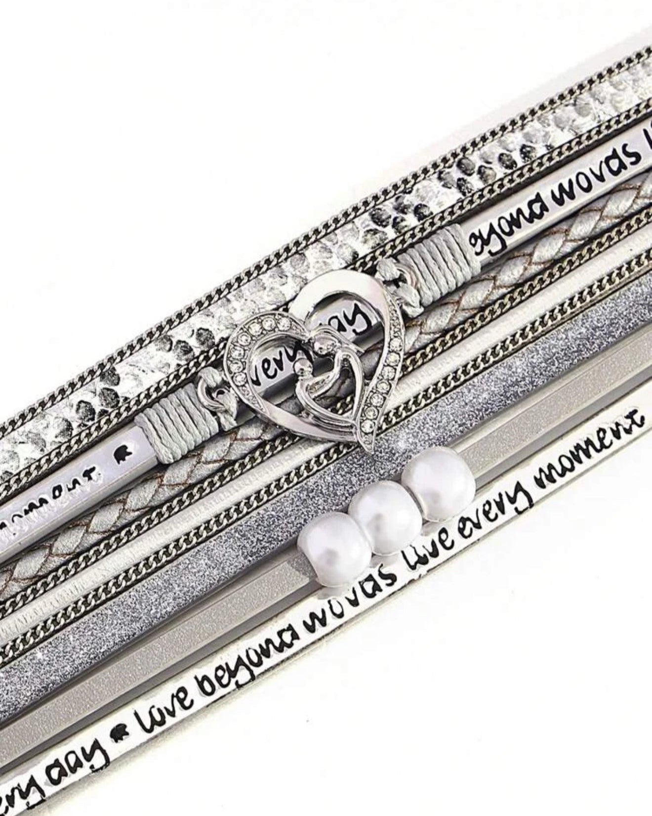 Mia - Brazalete a capas Love Lilia