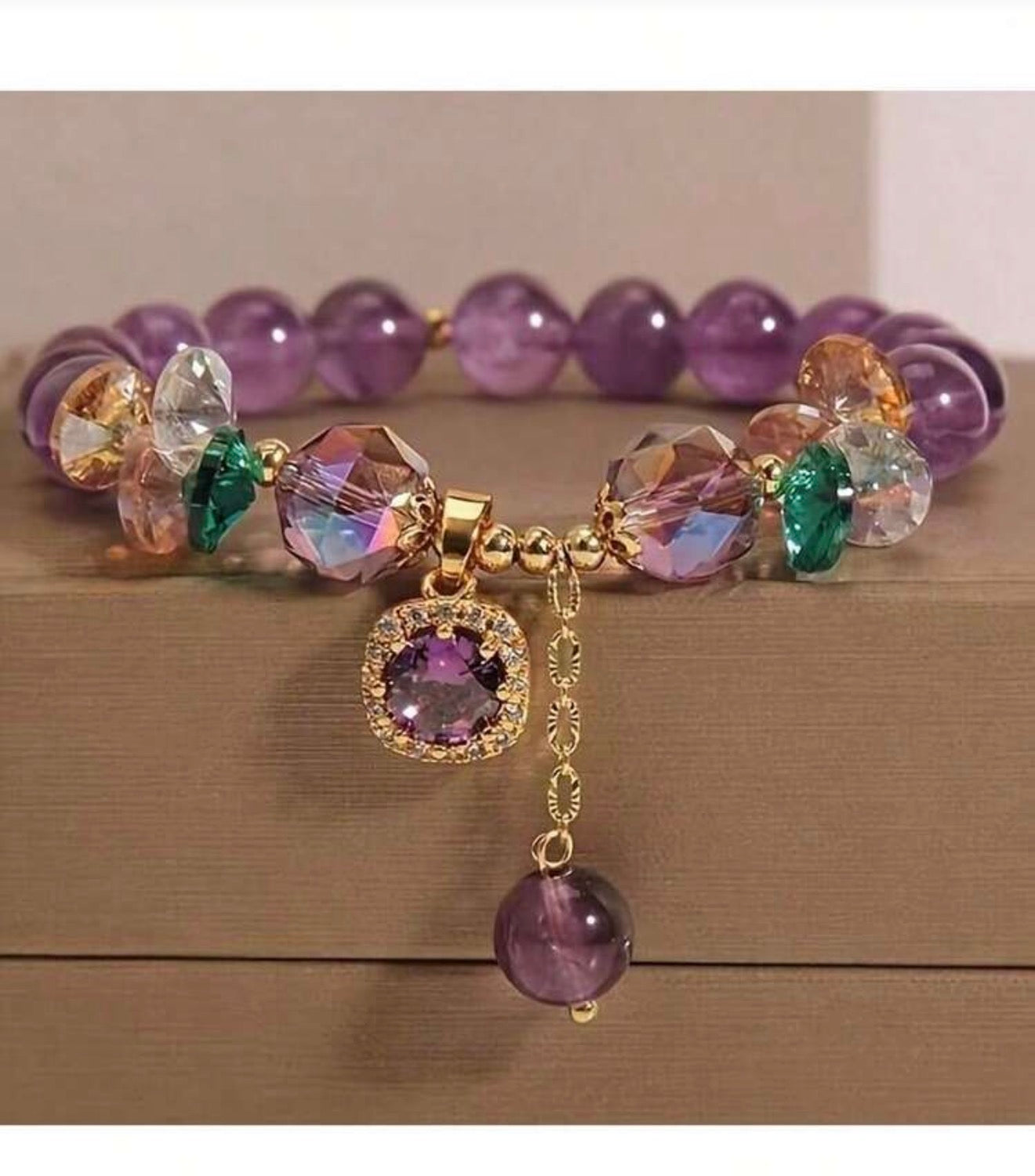 Mia Luxury amatista y zirconia