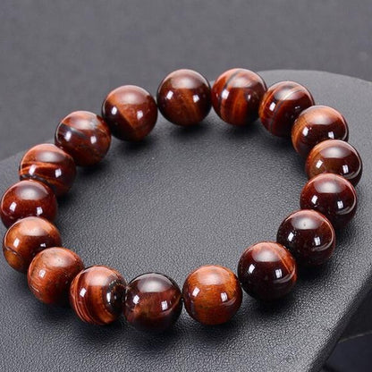 Signature Single Bracelet Red Tiger Eye 8mm