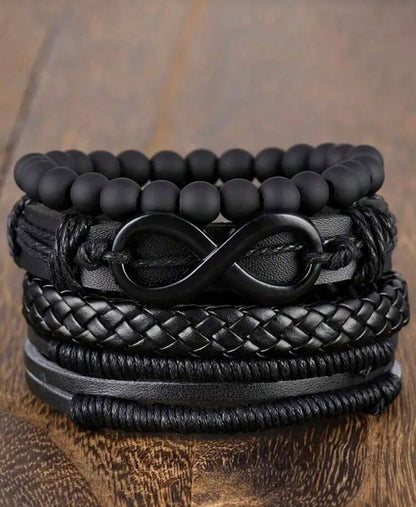 Set de pulseras infinito