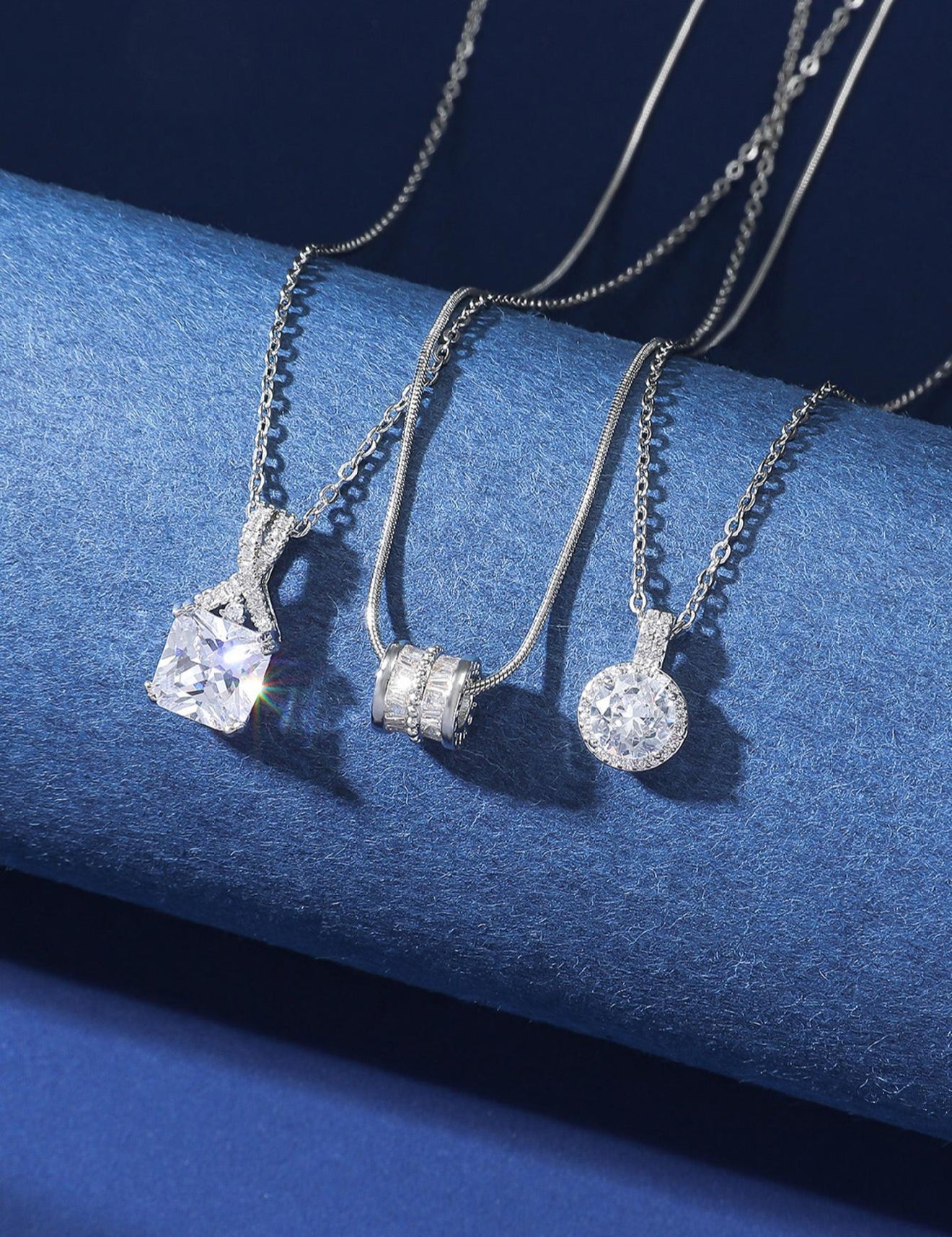 Mia Set de Collares con piedras de circonio 3 piezas