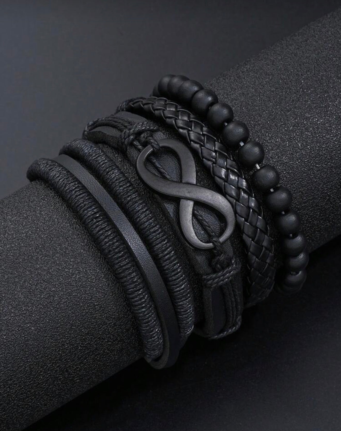 Set de pulseras infinito