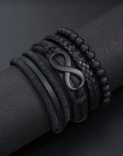 Set de pulseras infinito