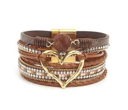 Mia - Brazalete a capas Paola