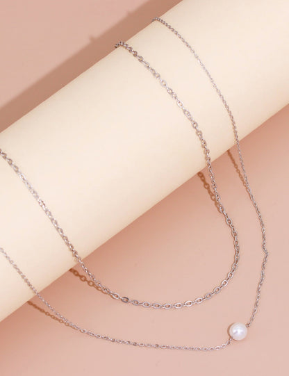 Mia Cadena para la cintura con decoración de perlas de imitación