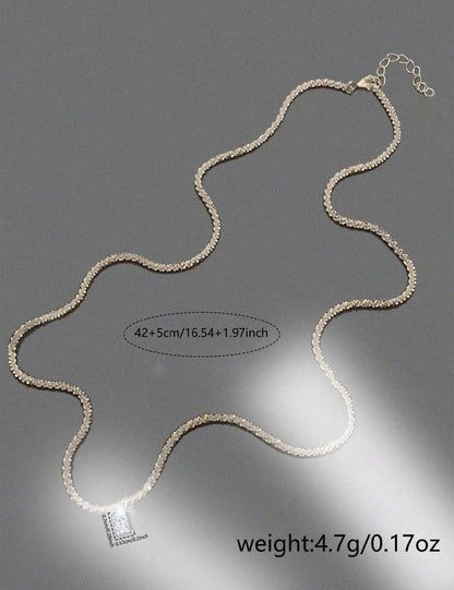 Mia Collar minimalista con piedras de circonio