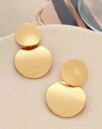 MIA - Pendientes Fashion en Acero Inoxidable Dorados