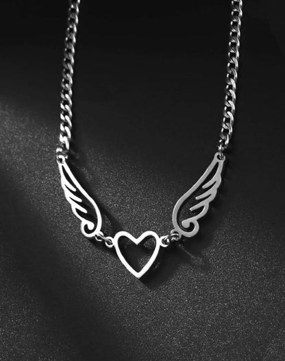 Mia Collar Angela Plateado