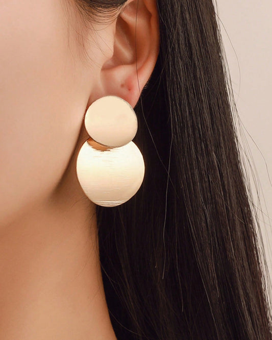 MIA - Pendientes Fashion en Acero Inoxidable Dorados