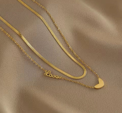 Mia Collar en capas Love