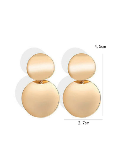 MIA - Pendientes Fashion en Acero Inoxidable Dorados