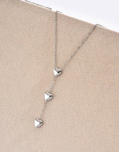 Mia Collar estilo Coreano plateado en acero inoxidable