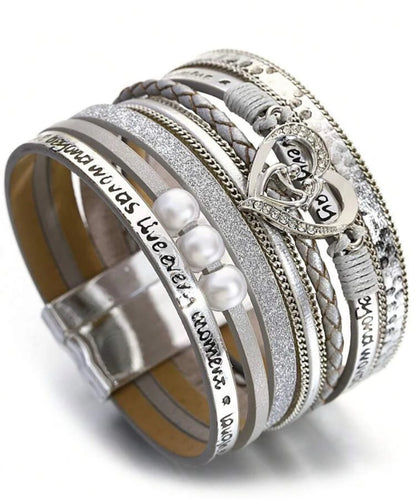 Mia - Brazalete a capas Love Lilia