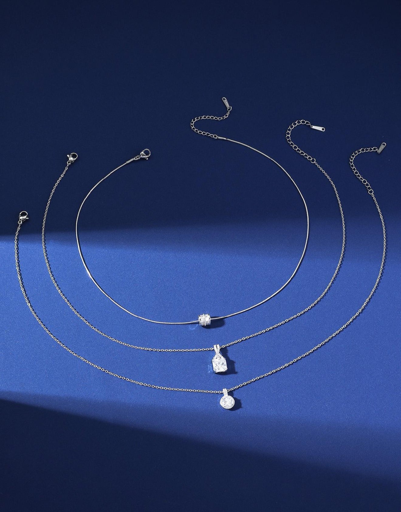 Mia Set de Collares con piedras de circonio 3 piezas