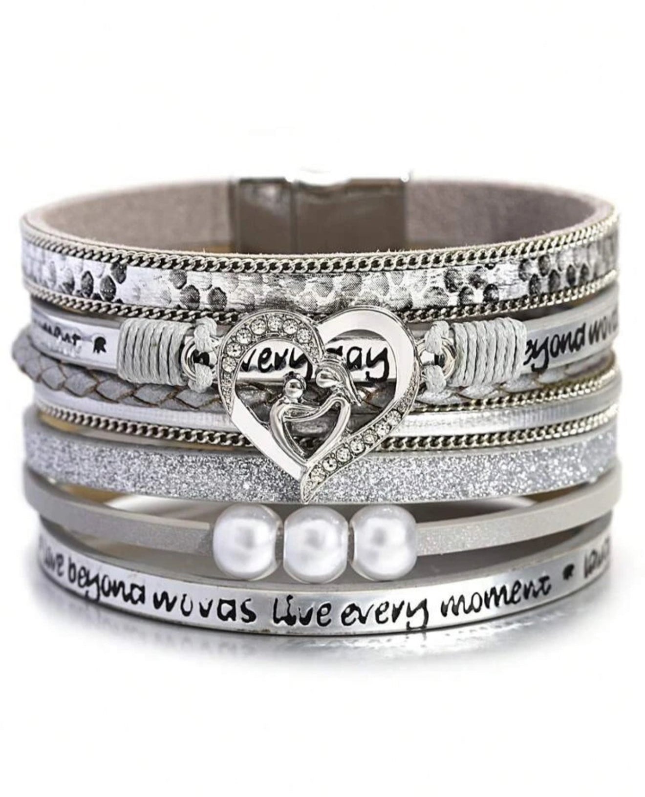 Mia - Brazalete a capas Love Lilia