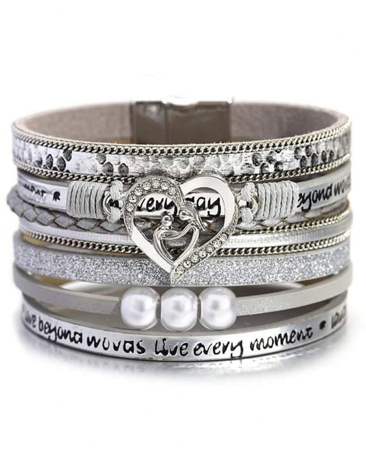 Mia - Brazalete a capas Love Lilia