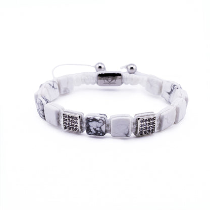 Signature Gemcube Howlite Bracelet