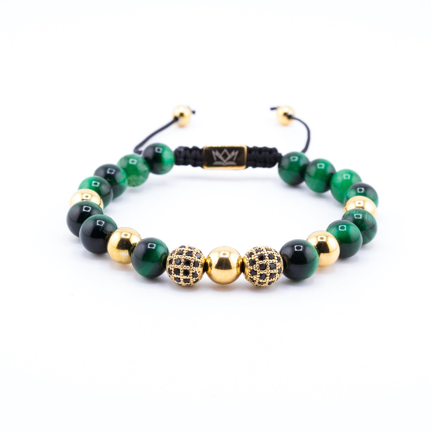 Pulsera Signature Radiance Ojo de Tigre Verde