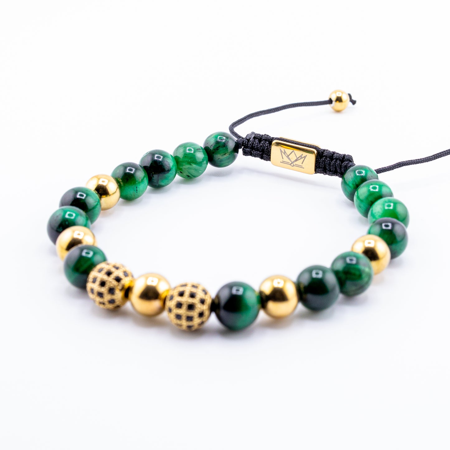 Pulsera Signature Radiance Ojo de Tigre Verde