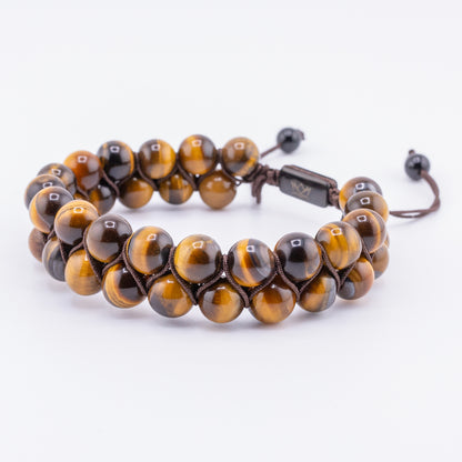 Signature Double Yellow Tiger Eye Bracelet