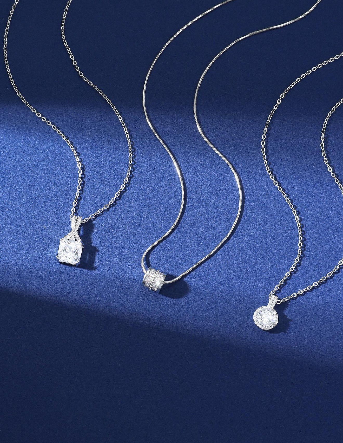 Mia Set de Collares con piedras de circonio 3 piezas