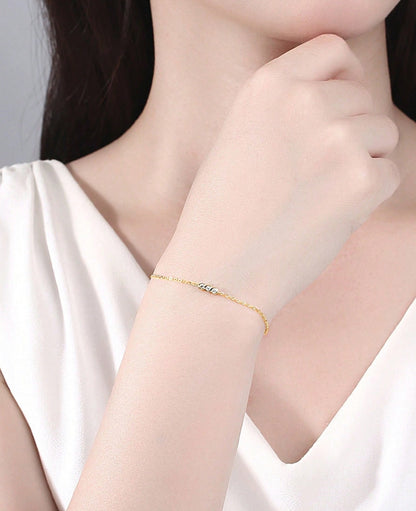 MIA - Pulsera de Plata Karli baño en oro de 14kl