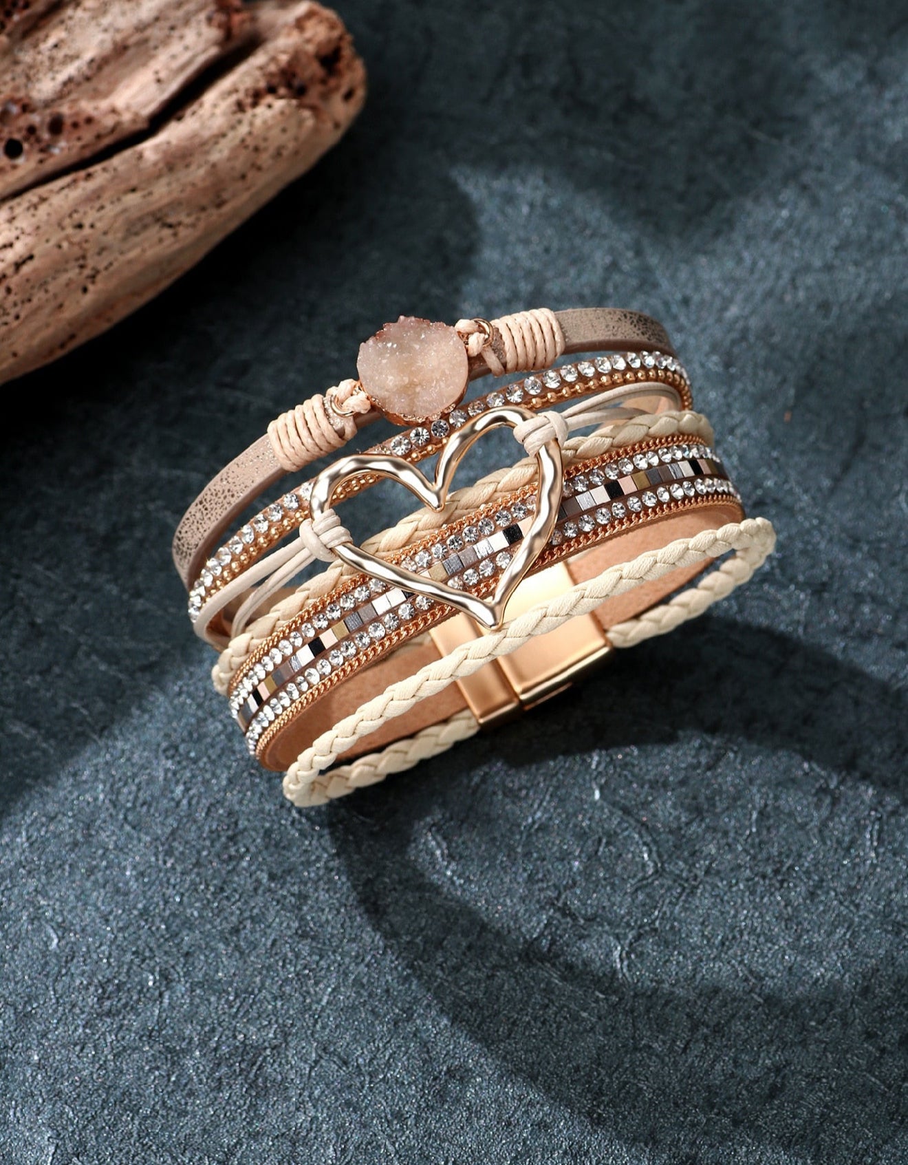 Mia - Brazalete a capas Paulina