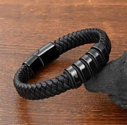 Black Infinity Layered Bracelet