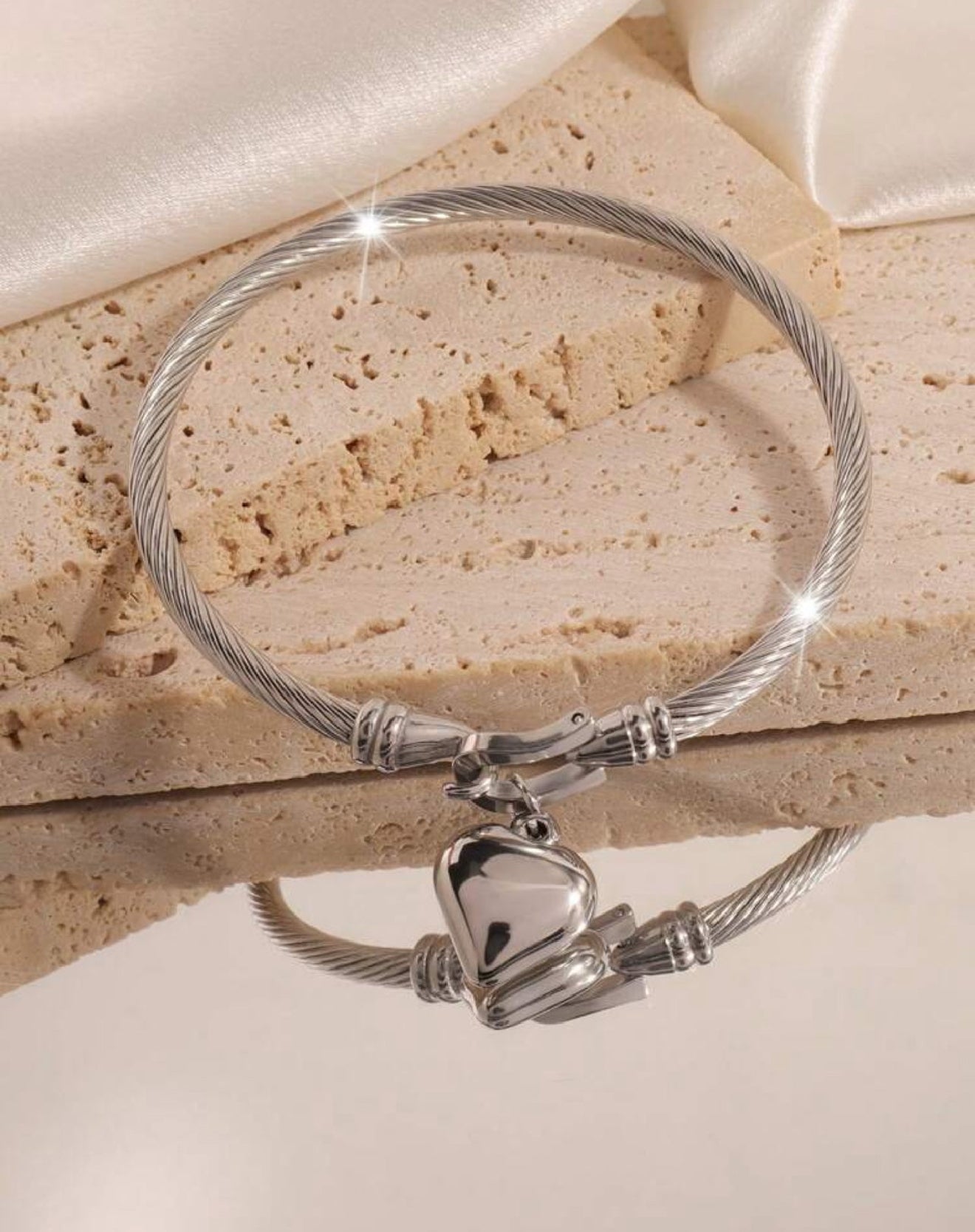 MIA - Brazalete Laura Plateado