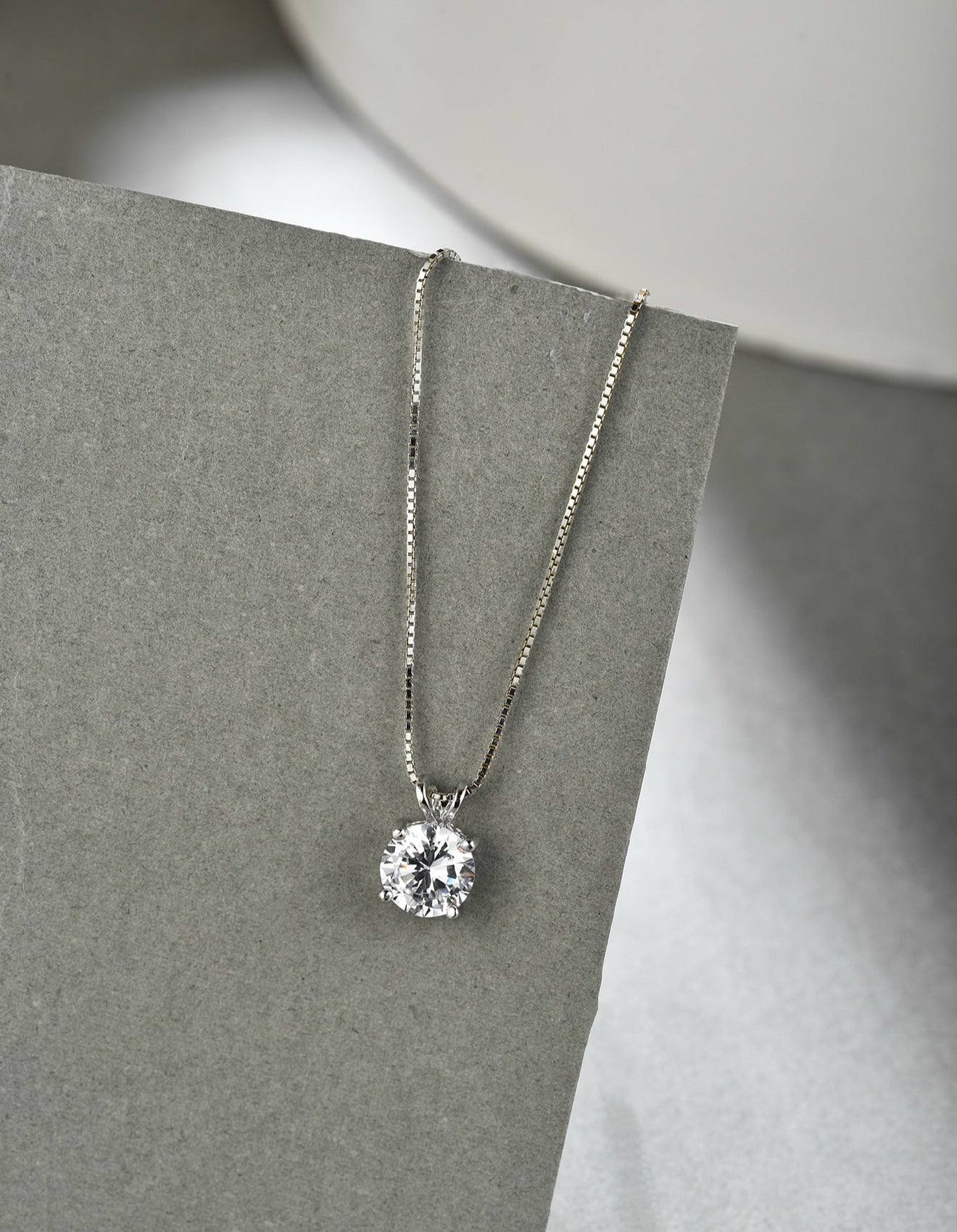 Mia Collar de Plateado con Circonia Anika