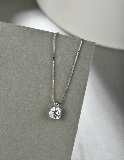 Mia Collar de Plateado con Circonia Anika