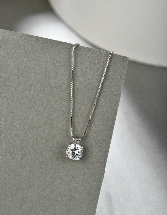 Mia Collar de Plateado con Circonia Anika