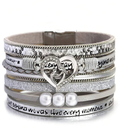 Mia - Brazalete a capas Love Lilia
