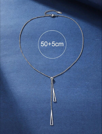 Mia Collar Minimalista Sara en Plateado